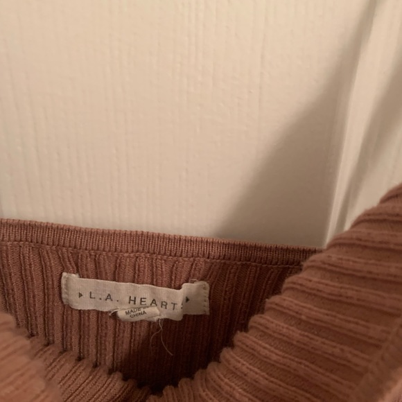 pacsun knit tank in brown - Picture 3 of 4